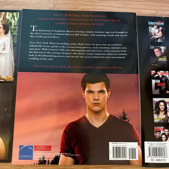 2008 Twilight Saga/Kristen Stewart/Robert Pattinson/Taylor Lautner/3 Magazines - Picture 12 of 16